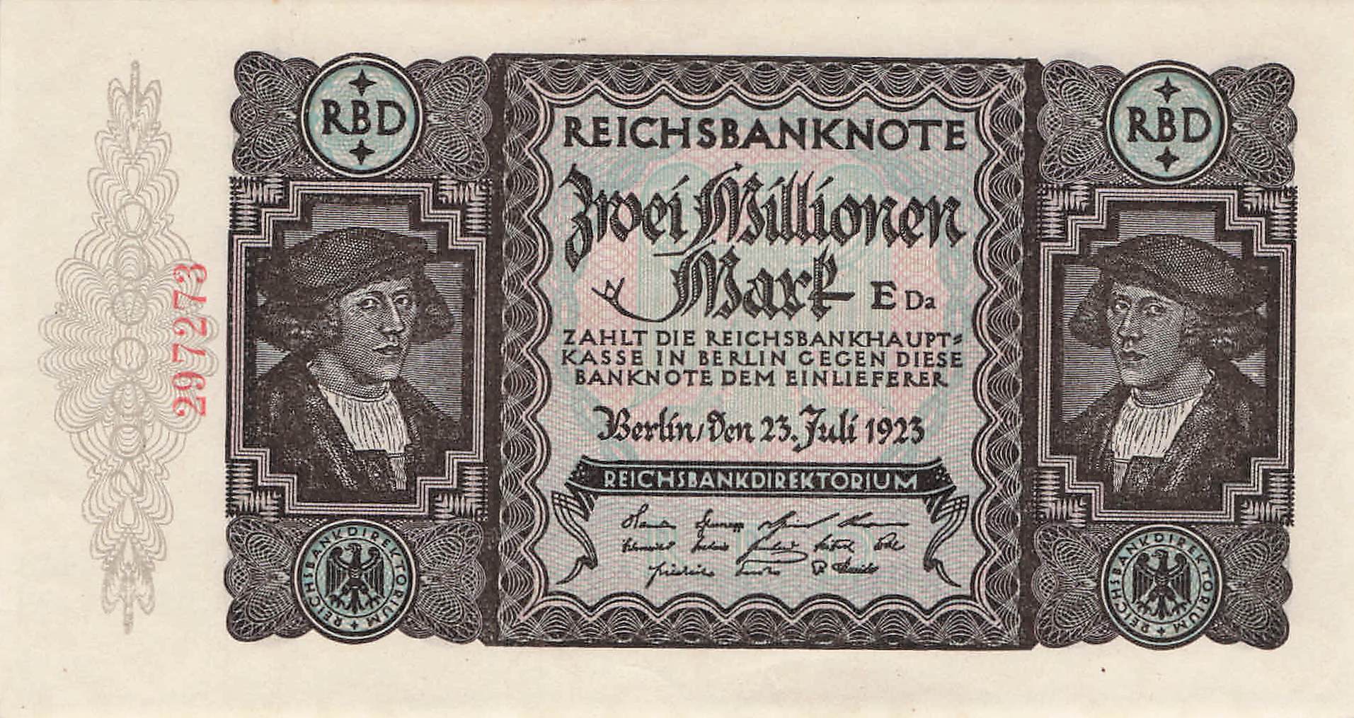 Ro.089 2 Millionen Mark 1923
